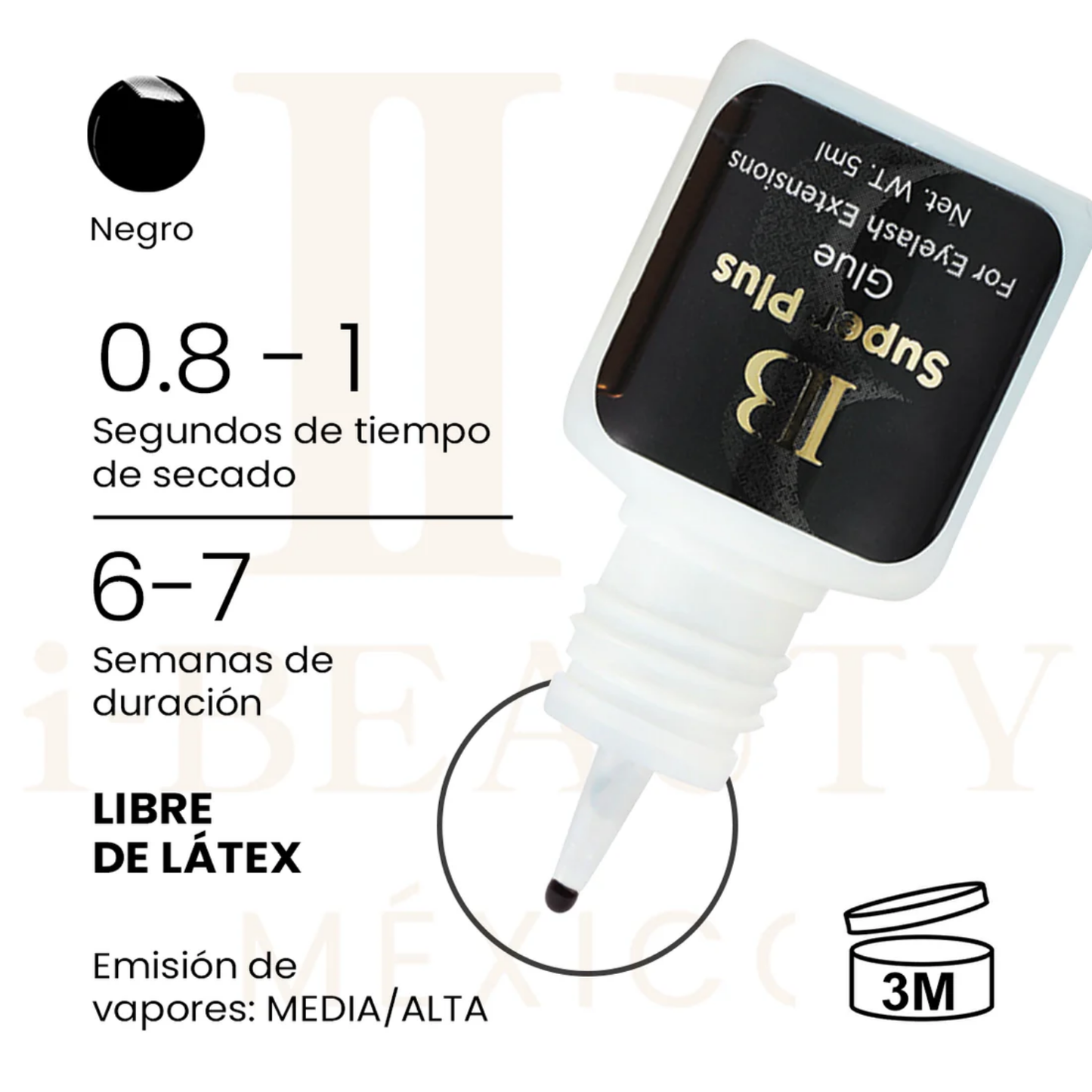 IB ADHESIVO SUPER PLUS TAPA DORADA 5 ML