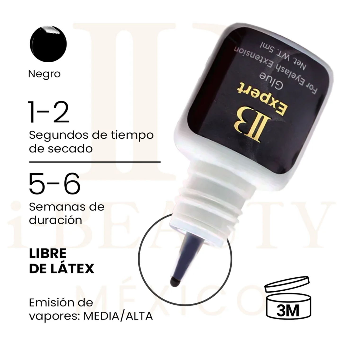 IB ADHESIVO EXPERT TAPA METAL ROJA 5ML