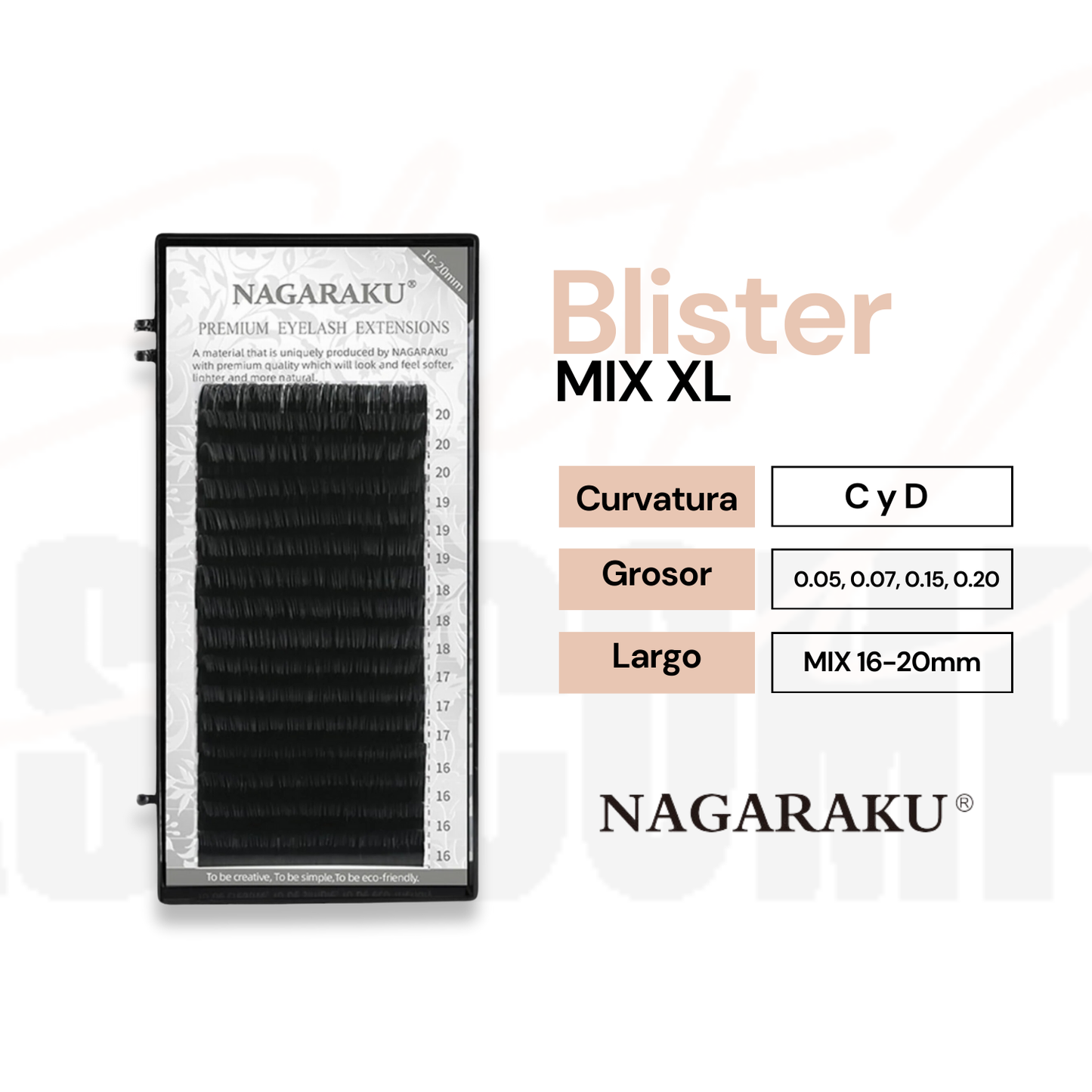 NAGARAKU MINK MIX XL (16-20 mm)