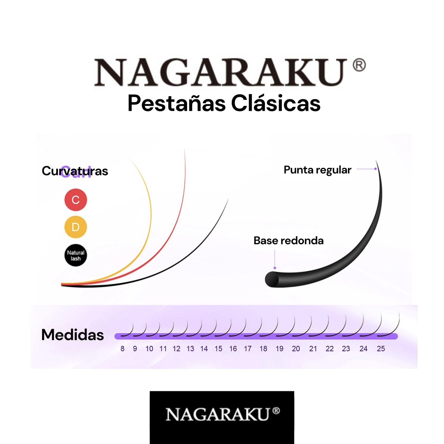 NAGARAKU MINK MIX XL (16-20 mm)