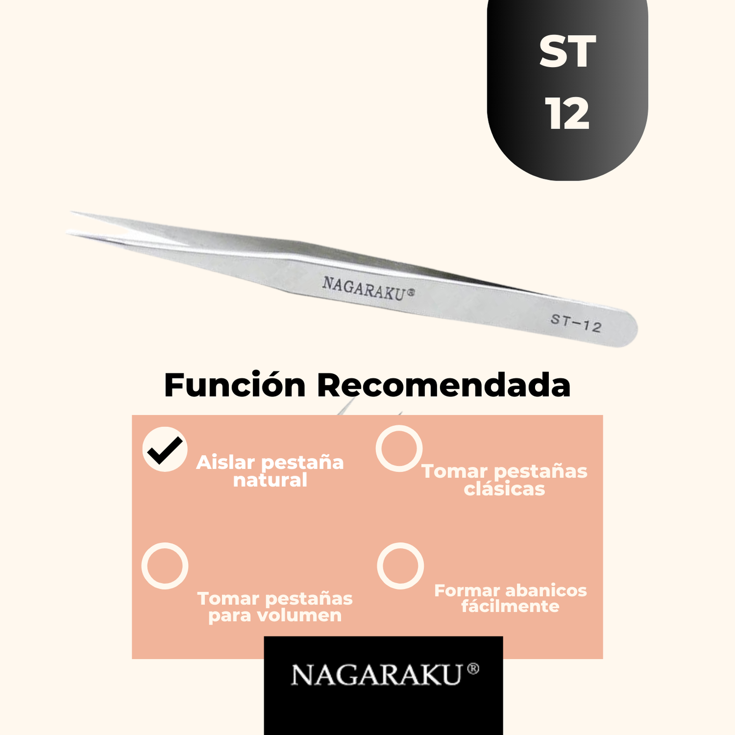 PINZA NAGARAKU RECTA ST-12