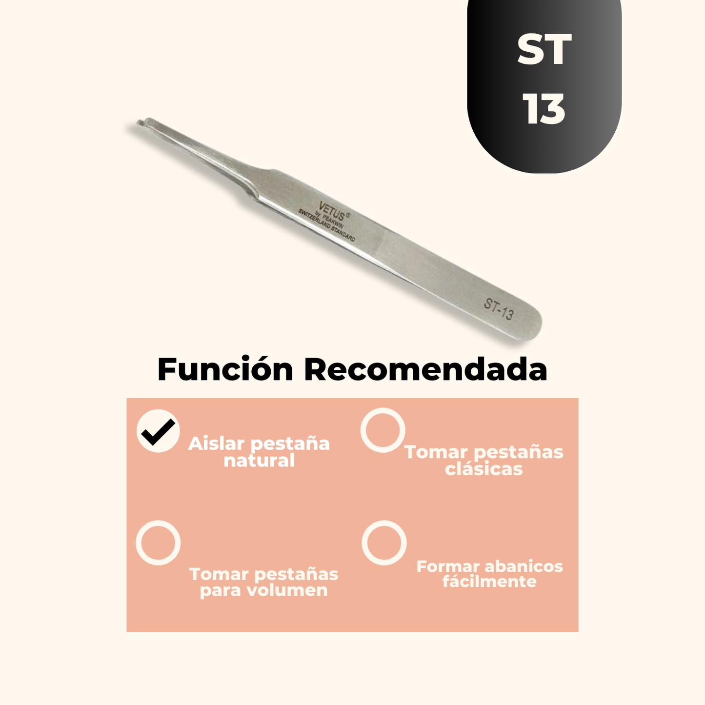PINZA VETUS PLATA ST-13