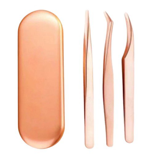 KIT PINZAS ORO ROSA