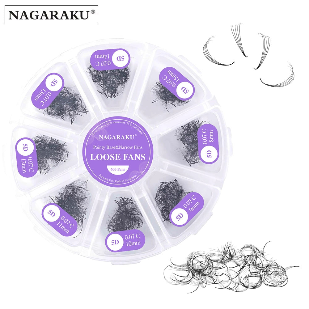 NAGARAKU 5D PREMADE (Loose fans)