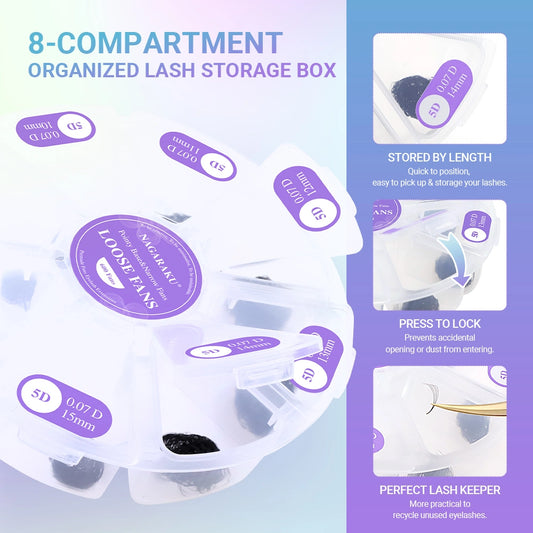 NAGARAKU 5D PREMADE (Loose fans)