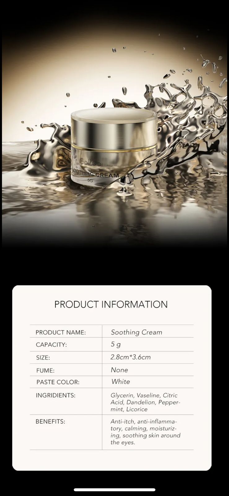 Anti-alergia crema | Gollee