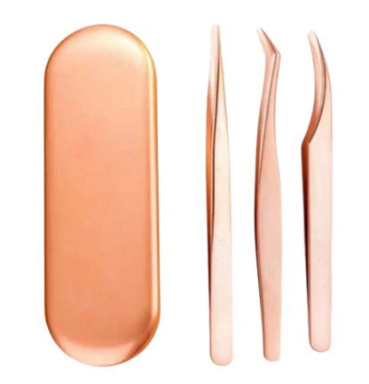 KIT PINZAS ORO ROSA