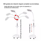 Cargar imagen en el visor de la galería, LAMPARA ERGONOMICA C/ LUPA BLANCA
