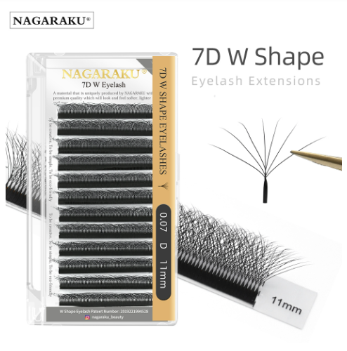 Kit Pack doble Nagaraku 7D W Shape .07D (11 y 14 mm)