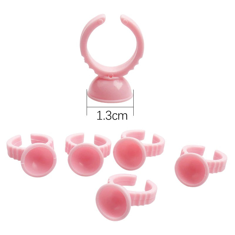 PAQUETE DE ANILLOS CHICO | PARA ADHESIVO | EXTENSIONES DE PESTAÑAS