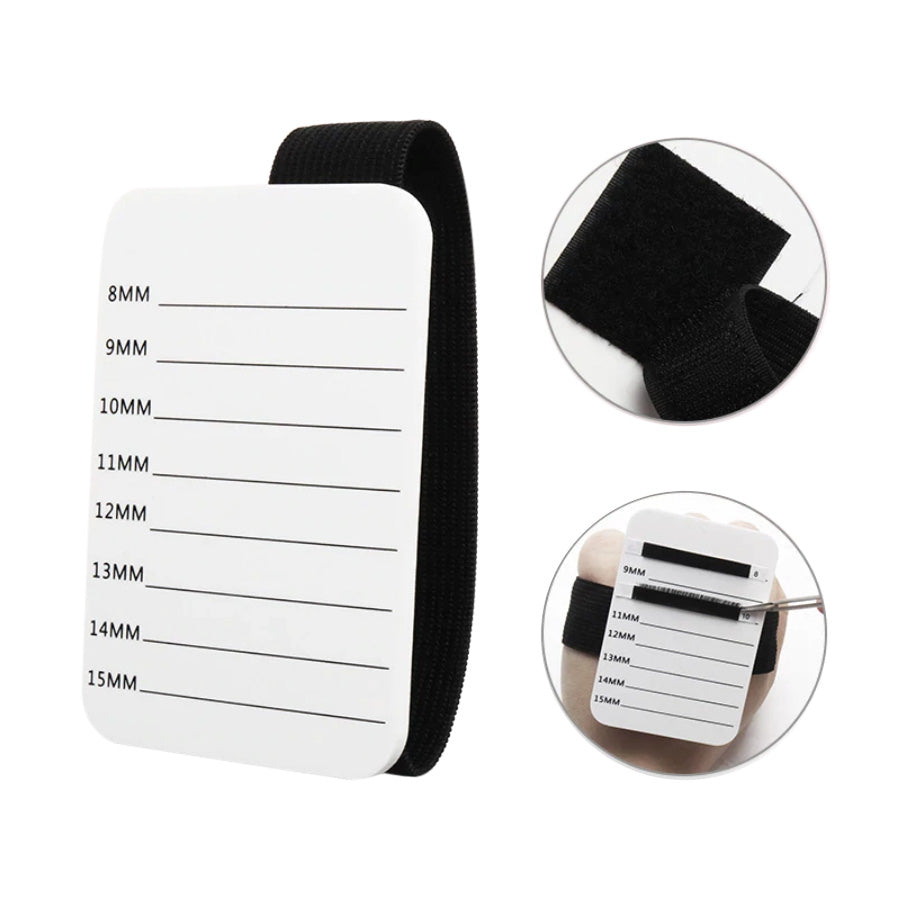 TABLA PORTA PESTAÑAS CON PULSERA