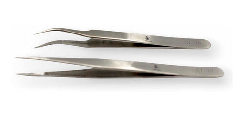 SET DE PINZA CURVA Y RECTA (CON ESTUCHE)